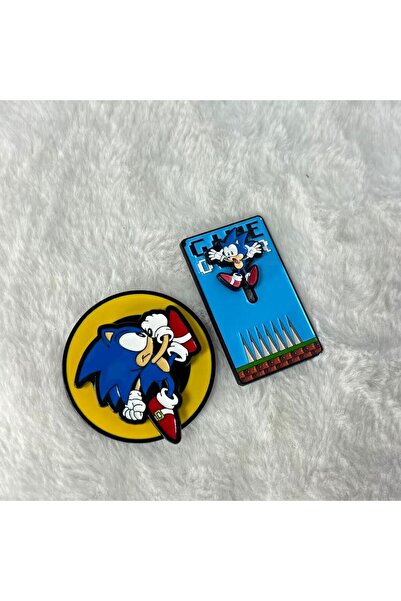 Choice3 jump and run the Hedgehog Enamel Pin Spinning Style Game Over Collect...