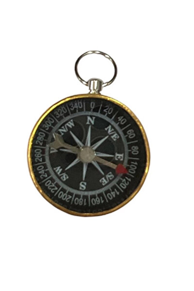 OSKA GLOBAL Metal compass g34 yellow with compass handle