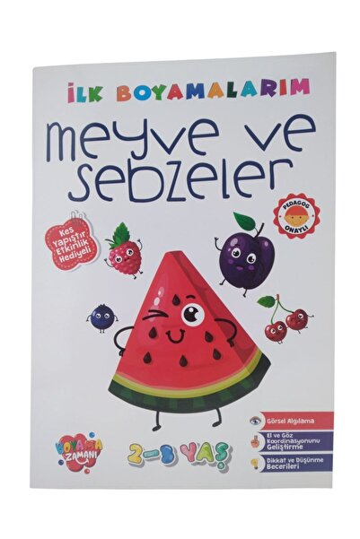 Koloni Kitap My First Paintings Fruits and Vegetables