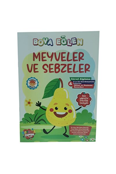 Koloni Kitap Boya Eğlen Painting Fruits and Vegetables