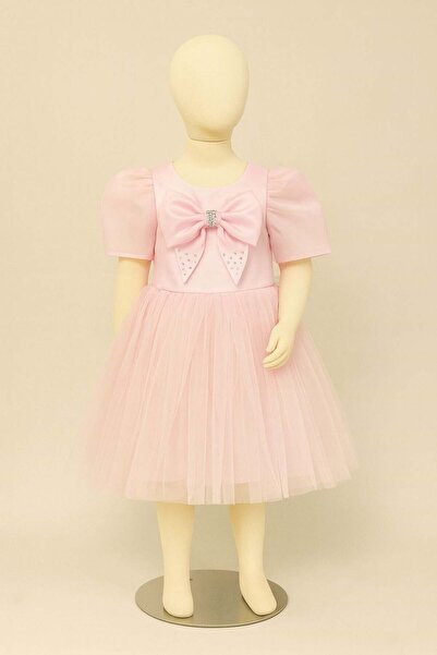 Miss Hely Girls Kids فستان سهرة للأطفال البنات 3164 مع فيونكة على الياقة GKMH...