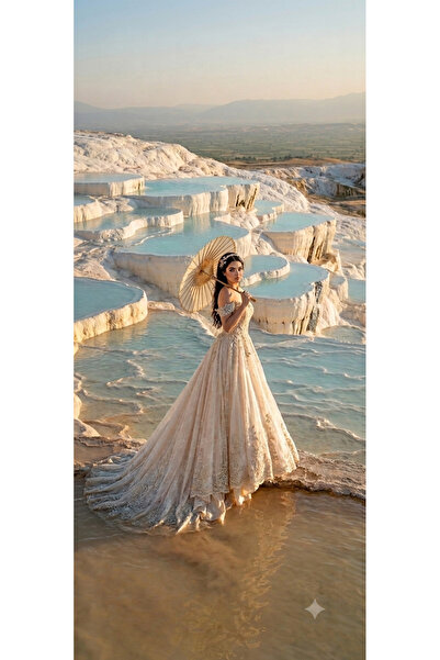 DENİZLİPAZAR Gelin nedime düğün kına nikah şemsiyesi aksesuar