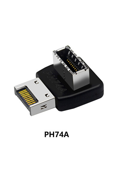 Choice PH74A USB 3.1 Front Panel Header Type E to USB C Type C Expansion Cabl...