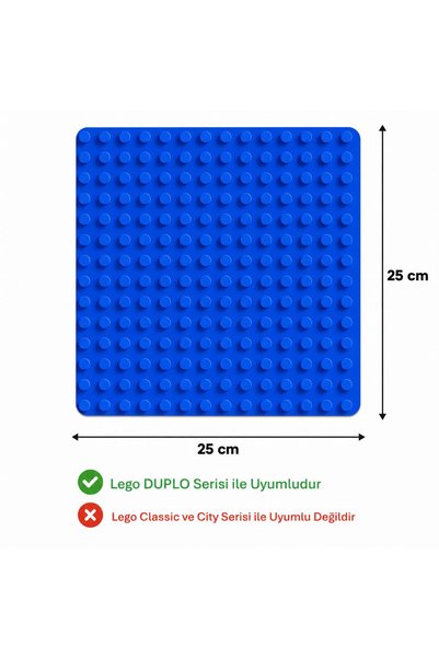 Lemut 10460 Double Blue Plate (Floor) - Double Blue Floor 10460 - 25Cmx25Cm Dimensions