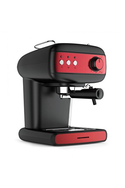 Heinner Red Boquette HEM-1100BKRD, 850W, 15 bar, rezervor apa 1.2l, Negru/Rosu