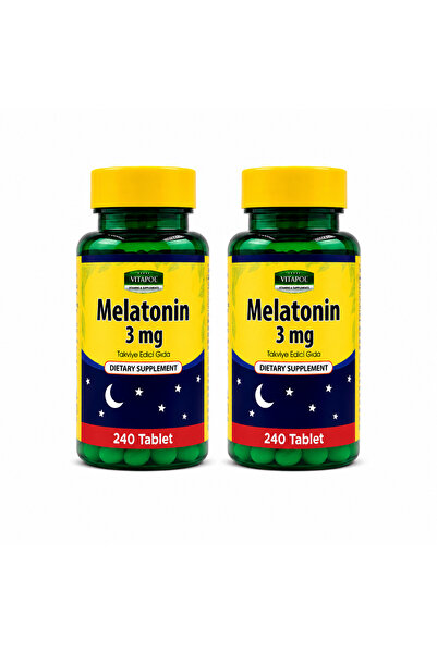 Vitapol Melatonin 3 Mg 2x240 Tablet