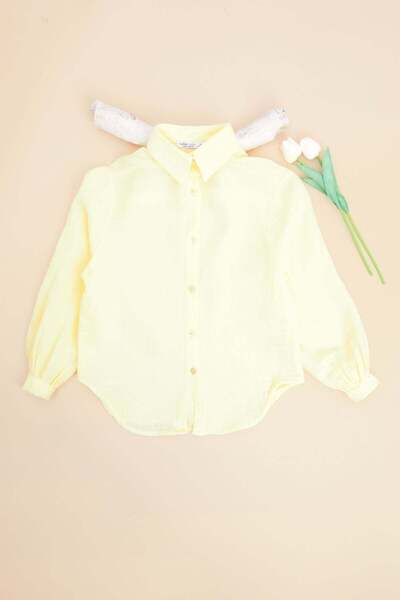 Fulla Moda 100% Cotton Muslin Fabric Girls' Shirt