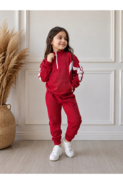 UMKEM Girl's Top and Bottom Set Tracksuit Set New Season Style Patterned 5-16...
