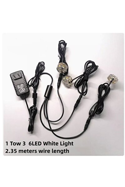 choice2 3 in1 white lights Underwater Lights 6-LED Light Ring for Fountain Fi...