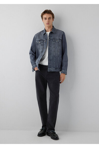 Mavi M010143 Dolphin Grey Classic Denim Jean Jacket Men's Jacket Gray