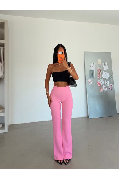 myd Half Spanish Flare Pants - Pink
