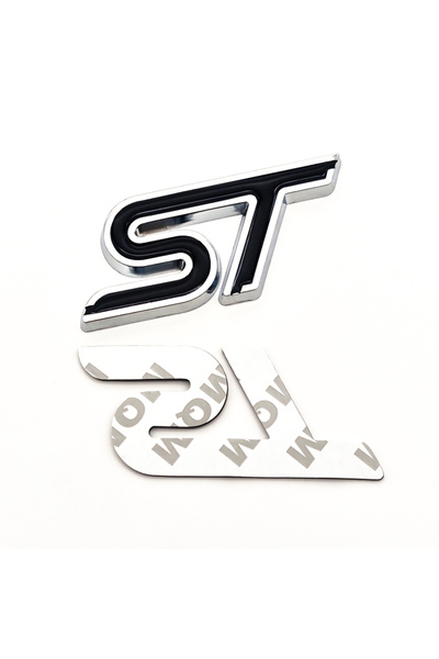 Choice Sticker Black Silver 3D Metal Car Rear Trunk Front Grill Logo ST Line ...