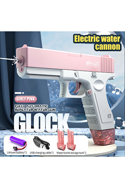 choice2 بخاخ مياه كهربائي قياسي باللون الوردي قابل لإعادة الشحن، يعمل تلقائيً...