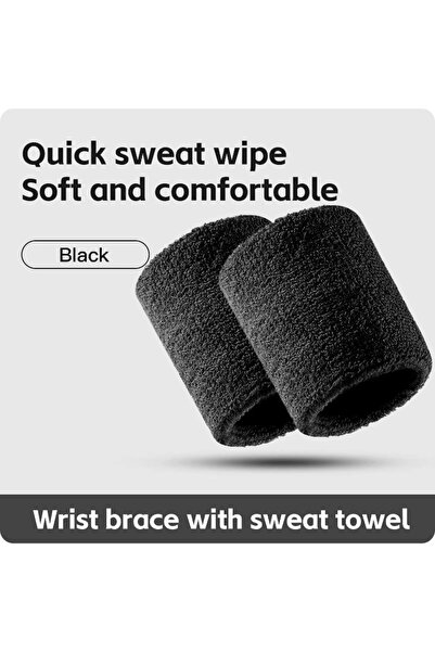 Choice20 AB135-BK-2PC 1/2PCS Fitness Wristband, Tennis/Basketball/Volleyball ...