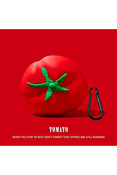Choice1 For AirPods 4 1 Christmas Tomato Red Colored Hard Shell Suitable For ...
