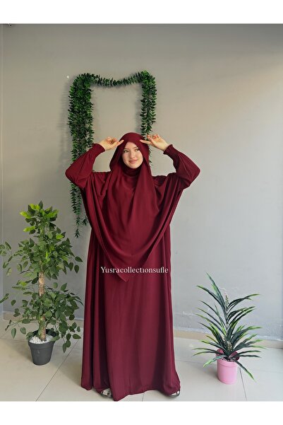 Yüsra Collection Costum Sahra și set de sufleuri din 2 piese