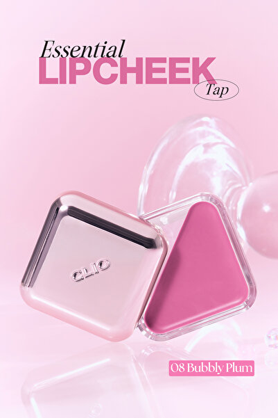 CLIO Dudak ve Yanak Renklendirici Parlak Balm Essential Lipcheek Tap (08 Bubb...