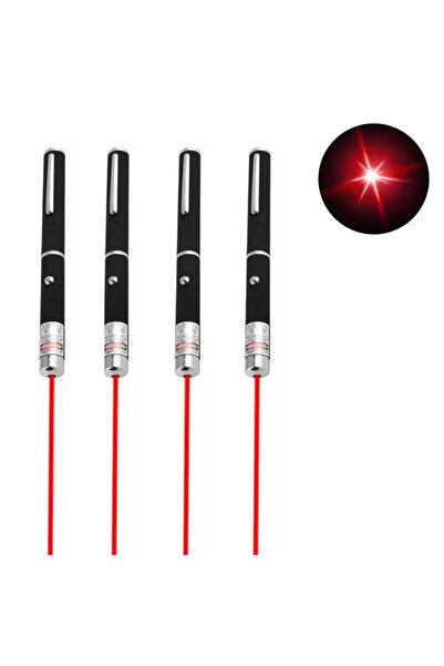 Choice Red 4PCS Pet Laser Pointer & LED Flashlight - Interactive Cat Scratchi...