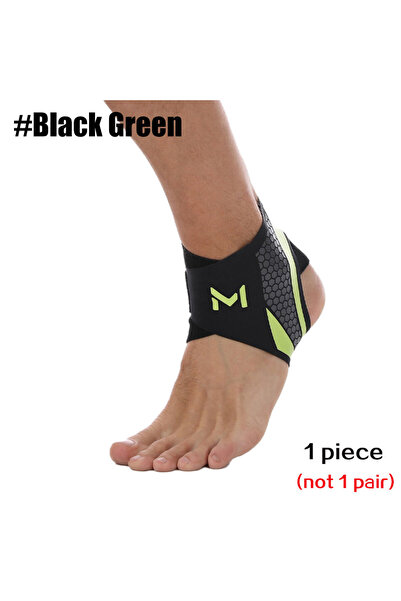 choice2 Black Green 1PCS Ankle Brace & Elastic Supports for Men and Women, An...