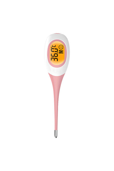 Choice1 Pink 8 Seconds Backlit Fever Thermometer Medical Household Digital LC...