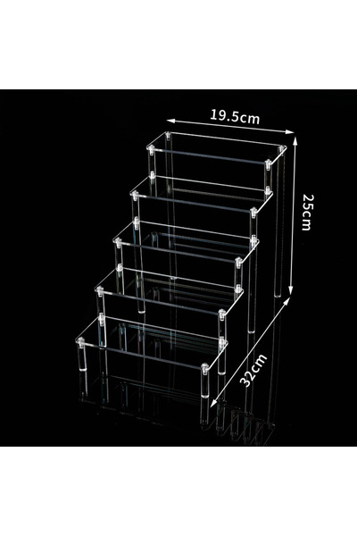 choice2 5 layers-20cm Clear Acrylic Display Stand For Anime Figures Cupcake S...