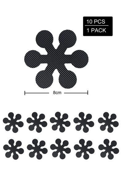 Choice AS308 10 PCS Anti Slip Shower Tread Sticker Safety Bathtub Strips Prem...