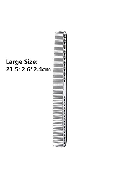 Choice Large-silver Space Aluminuml Hair Comb Pro Hairdressing Combs Расческа...