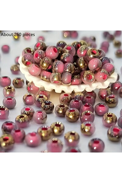 choice2 4mm 5 DIY Handmade Jewelry Materials with Round Beads, Colorful Beadi...