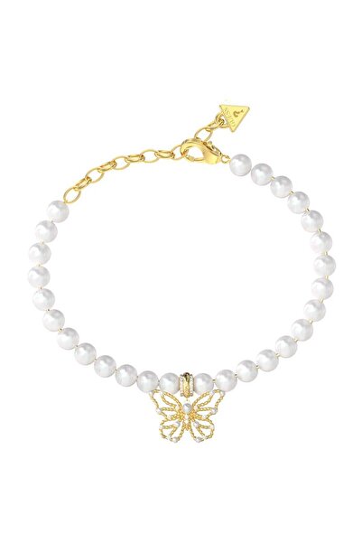 Guess JGUJUBB06124JWYGS سوار نسائي من اللؤلؤ