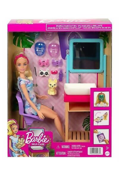 Barbie Işıltı Dolu Spa Günü Oyun Seti HCM82