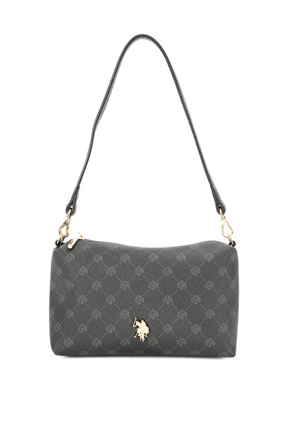 U.S. Polo Assn. حقيبة كتف نسائية سوداء Us26568