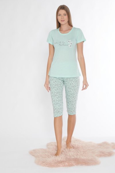 Alperi Kapri Short Sleeve Viscose Pajama Set 770-05