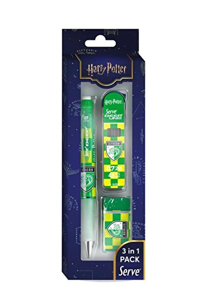 Serve Deep Damalı Harry Potter Slytherin Mekanik Versatil 0.7 3 Lü Set