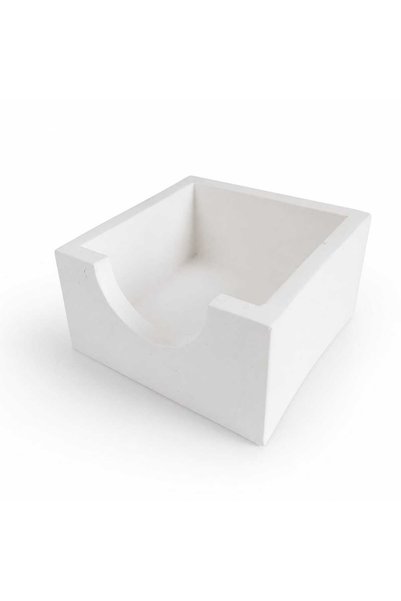 KARRA White Concrete Note Holder Office Accessory