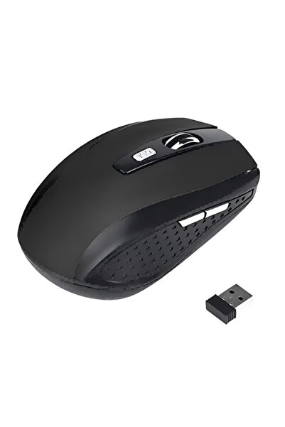 Choice1 ماوس مكتبي بصري لاسلكي محمول black1 بتقنية 2.4G قابل لإعادة الشحن مع ...
