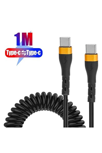 Choice كابل Gold-1m PD 120W 5A من النوع C إلى النوع C للشحن السريع، سلك شحن U...