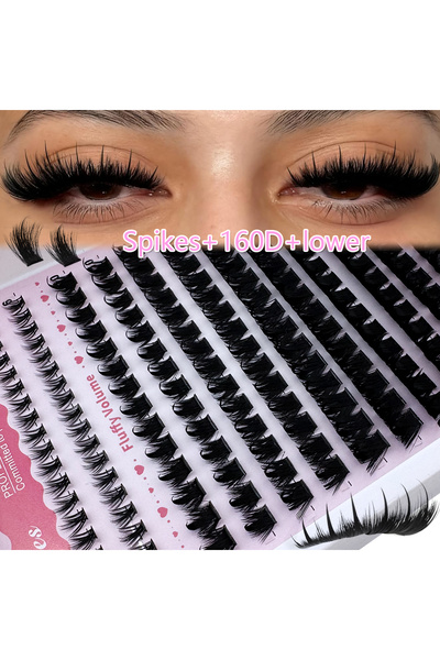 Choice1 رموش صناعية MIX 0.07mm D ZH21 jiaxianzi160D Spikes 60D-300D بطول 6-18...