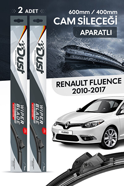 DUST Renault Fluence 2010-2017 Uyumlu Silecek Takımı 600MM/400MM S9