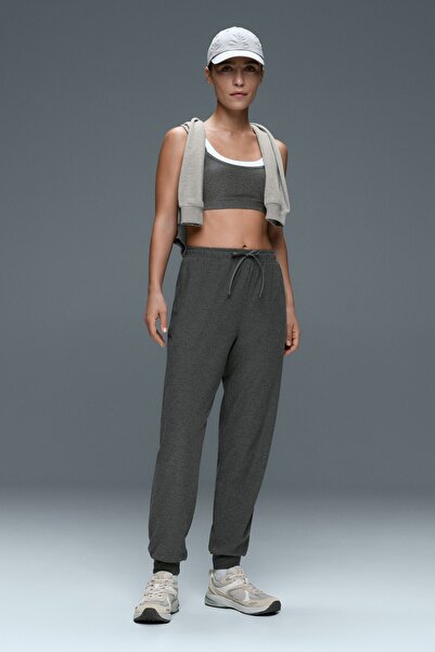 Oysho Comfortlux mid rise marl joggers
