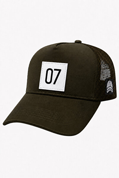 all hats 07 قبعة بيسبول شبكية مزينة برقعة مزخرفة