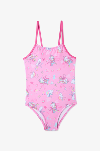 Penti Kız Çocuk Uniribbon Unicorn Desenli Mayo