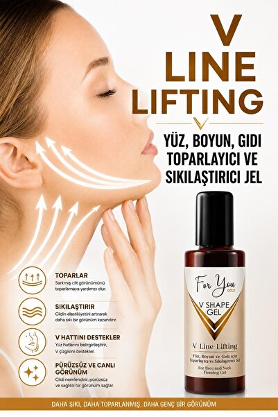 For You Gold Yüz, Boyun, Çene Ve Gıdı Için Incelmeye Yardımcı, Sıkılaştırıcı Ve Şekillendirici Slim Jel