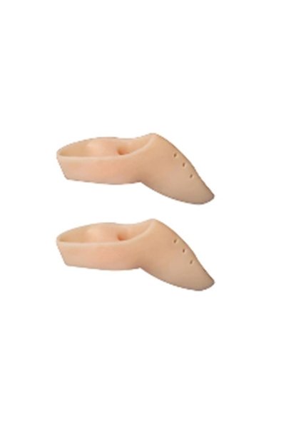 Choice1 Beige 1Pairs Silicone Toe Little Bunion Corrector Soft Reusable Pinky...