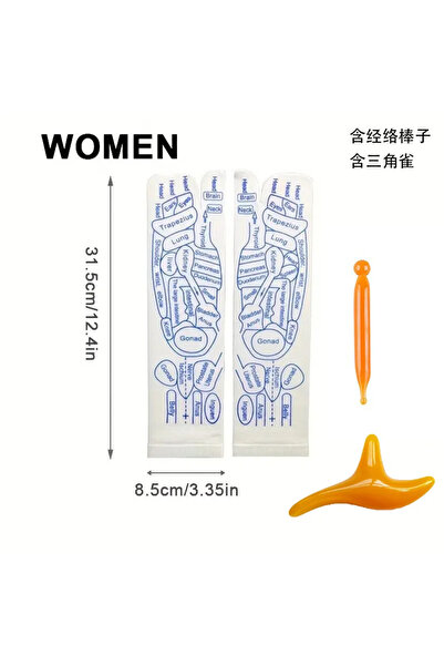 Choice5 Women with tools AB Massage Relieve Tired Feet Socks Acupressure Foot...