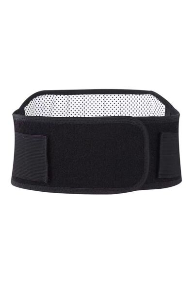 Choice black Adjustable Back Waist Support Belt Waist Self Heating Magnetic T...