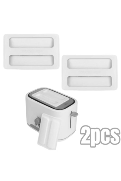 Choice7 White 2pcs 1/2pcs Toaster Dustproof Cover BPA-Free Food-Safe Silicone...