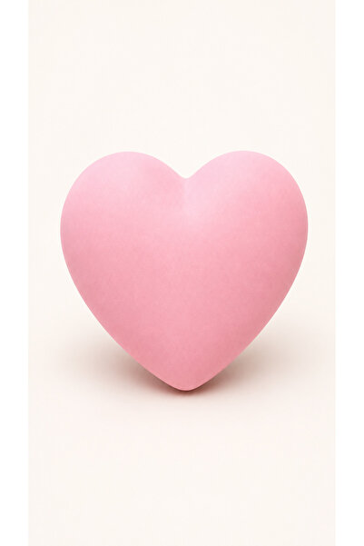 TURUNÇ AKSESUAR Small Light Pink Chubby Heart Handle - Width 4.5 cm Length 4....