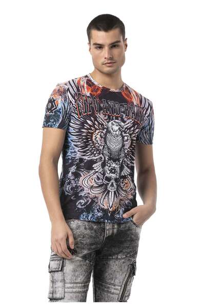 Cipo & Baxx Ct818 Pattern Storm Hype Men T-Shirt