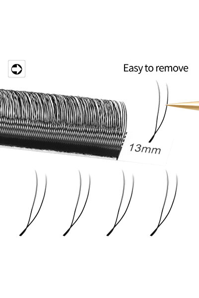 Choice41 MIX8-15 D U 2D YY XIUSUZAKI U-Shaped YY 3D 4D 5D Eyelash Extensions ...