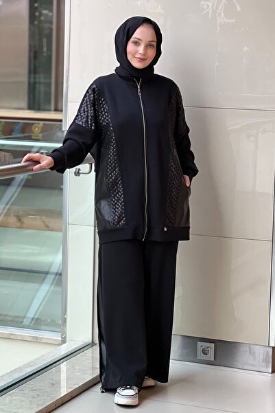Ghisa Pul Embroidered Detailed Cap and Pants Set